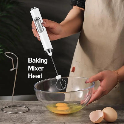 3-Head 3-Speed Rechargeable Milk Frother